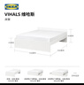 宜家（IKEA）VIHALS維哈斯床架多功能沙發(fā)床儲物床架臥室家用 床架(4個(gè)儲物盒)1.5x2m 曬單實(shí)拍圖