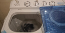 奧克斯（AUX）半自動(dòng)洗衣機雙桶雙缸老式家用大容量出租房雙筒小型波輪雙杠洗衣機洗滌+脫水 18.5公斤丨強力去污【洗12+脫6.5】 雙缸 曬單實(shí)拍圖