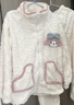 貓人（MiiOW）珊瑚絨睡衣女秋冬加絨加厚女士家居服法蘭絨可外穿長(cháng)袖居家服卡通 3611-主圖款【加厚保暖珊瑚絨】 M 【推薦體重80-100斤】 曬單實(shí)拍圖