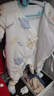婧麒（JOYNCLEON）新生兒棉服秋冬季初生寶寶夾棉連體衣嬰兒加厚棉襖外出服冬款 動(dòng)物樂(lè )園斜襟 59cm 曬單實(shí)拍圖