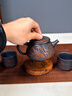 滇匠紫陶建水紫陶非紫砂壺茶具套裝高檔送禮男士生日新年禮物同事朋友結婚 一壺4杯 曬單實(shí)拍圖