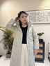 波司登（BOSIDENG）25新款90鵝絨羽絨服商場(chǎng)熱賣(mài)同款女長(cháng)款連帽保暖外套B250244174 雲山綠|4920 S 160/84A 體重約100-110斤 曬單實(shí)拍圖