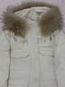 雪中飛（SNOWFLYING）白色工裝派克短款羽絨服2025冬季新款加厚大毛領(lǐng)白鴨絨外套女 白色 【配貉子大毛領(lǐng)】 M 115-135斤 曬單實(shí)拍圖