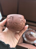 言藝朱泥紫砂大師作品功夫茶具家用酒店泡茶壺八駿雄風(fēng)一壺二杯小套組 曬單實(shí)拍圖