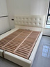 大樹(shù)島家居華夫格法式奶油風(fēng)小戶(hù)型主臥雙人床復古風(fēng)儲物真皮床 【櫸木排骨架】升級版單床+七區舒爽睡感床墊（適中） 箱框結構1800mm*2000mm 曬單實(shí)拍圖