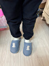 斑比兒童拖鞋秋冬居家室內防滑棉拖男女童保暖棉鞋 牛仔藍 37-38碼 曬單實(shí)拍圖