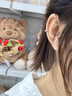 Lnieer迷你小耳圈女耳環(huán)耳骨釘耳骨環(huán)高位耳垂釘耳釘睡覺(jué)免摘耳扣耳飾 金色【單只】3.5mm 適合耳皮邊緣，巨小 曬單實(shí)拍圖