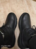 北甌公牛輕奢品牌男鞋東北雪地靴男皮毛一體男款真皮羊毛防滑棉鞋冬季保暖 黑色 42 奢侈品牌 曬單實(shí)拍圖