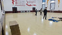 運動(dòng)木地板室內籃球館專(zhuān)用楓樺木舞臺體育單龍骨羽毛球場(chǎng)實(shí)木地板 樣品 曬單實(shí)拍圖