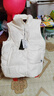 雅鹿2025秋冬季新款羽絨服女短款小個(gè)子韓版休閑寬松馬甲保暖厚外套 米白色 L 【115-130斤】 曬單實(shí)拍圖