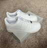 耐克空軍一號男子平底運動(dòng)鞋春膠底板鞋NIKE AIR FORCE 1 CW2288 111白色/白色 43 曬單實(shí)拍圖