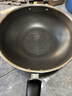 炊大皇鈦鍋 不銹鋼平底炒菜鍋湯勺鍋鏟三件套無(wú)涂層不粘鍋炒鍋32cm 曬單實(shí)拍圖