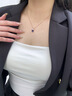 希芙尼 XIFU NIUTR藍寶石項鏈女款輕奢小眾高級感吊墜新年生日禮物女士送女友老婆 【10倉直達】永恒之心藍寶石項鏈 曬單實(shí)拍圖