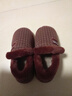 ECAC老人棉鞋防滑女士冬季加絨保暖加絨加厚男老式中老年人棉拖鞋包跟 酒紅色【暖腳更暖心】 40-41 【正碼正拍】 曬單實(shí)拍圖