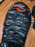 黑冰（BLACKICE） BLACKICE黑冰睡袋拒水鴨絨B700B1000戶(hù)外露營(yíng)成人保暖羽絨睡袋 黑色 B-700克 M號【新標準】 曬單實(shí)拍圖