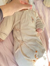 babylove新生兒連體衣春秋款純棉和尚服嬰兒衣服初生兒寶寶彩棉哈衣爬服 曬單實(shí)拍圖