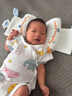 洽苒日本定型枕嬰兒0-6-12個(gè)月睡圓頭糾正偏頭型小米枕頭嬰兒定型枕 抽拉調節【小米填充-10A抗菌】粉色翅膀 動(dòng)物 31x17x0cm 曬單實(shí)拍圖