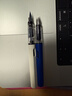 英雄（HERO）鋼筆 1359 迷你藍色 EF尖薄厚片工藝學(xué)生練字銥金鋼筆 （附加6支墨囊） 曬單實(shí)拍圖