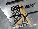 SOMUBAY磁吸扣小絲巾女長條春夏薄款高級感領(lǐng)巾搭配襯衫圍巾教師節(jié)禮物 WJ-903幾何字母黃項鏈 曬單實拍圖