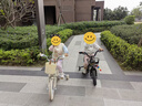 永久兒童自行車(chē)3-6-10歲可折疊小孩單車(chē)男女孩腳踏車(chē)寶寶童車(chē)自行車(chē) 奶油色-折疊/輻條輪 加粗閃光輪 14寸(建議身高90-105cm) 曬單實(shí)拍圖