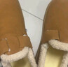全包加絨勃肯鞋女2025新款冬季加厚保暖雪地靴34碼一腳蹬豆豆棉鞋 卡其色 40 曬單實(shí)拍圖