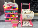 EagleStone迷你超市玩具套裝貨架3-6送人女孩玩具兒童8-12生日禮物10-15益智 大滿(mǎn)配超市套裝【收銀機+購物車(chē)+手推車(chē)+切切樂(lè )】 六一兒童節禮物圣誕節元旦過(guò)年 曬單實(shí)拍圖