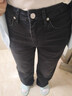 Lee25秋冬新品428舒適高腰直腳五袋款黑灰女牛仔褲 黑灰色  26  曬單實(shí)拍圖