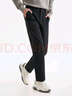 卡賓男裝商場(chǎng)同款 舒適窄腳休閑褲2024秋冬新款 煤黑色01 L /175/50 曬單實(shí)拍圖