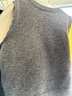 百圖（betu）女裝2025年冬季新款毛衣絨感軟糯假兩件小蘑菇胸針上衣女2511T88 灰色 L 曬單實(shí)拍圖