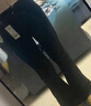 真維斯（Jeanswest）牛仔褲女冬季加絨加厚修身顯瘦保暖微喇叭長(cháng)褲女黑色加絨S 曬單實(shí)拍圖