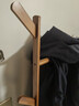 木馬人衣帽架落地臥室掛衣架簡(jiǎn)易家用室內衣服架晾衣架折疊移動(dòng)宿舍置物 升級旗艦-茶色100長(cháng) 曬單實(shí)拍圖