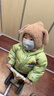 嘟嘟家男童棉服加厚寶寶外套冬季兒童棉襖女童棉衣上衣小童冬裝 綠色100 曬單實(shí)拍圖