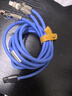 麥現加粗旋轉三合一120W超級快充數據線(xiàn)鋅合金一拖三適用蘋(píng)果華為榮耀Typec手機充電線(xiàn)6A閃充套裝發(fā)光 三合一單線(xiàn)【120W超級快充線(xiàn)】藍色 旋轉鋅合金【1.8米】帶指示燈 曬單實(shí)拍圖