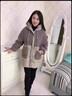 皮爾卡丹（pierre cardin）女士秋冬季2025新款羊羔毛中長(cháng)款寬松棉服大碼棉襖薄外套 米灰色 2XL 【建議140-155斤】 曬單實(shí)拍圖