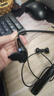 囿心新款藍牙耳機無(wú)線(xiàn)運動(dòng)型跑步外賣(mài)頸掛脖式半入耳式超長(cháng)待機續航 高雅黑（升級數顯+雙模式+半入耳式） 曬單實(shí)拍圖