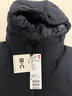 優(yōu)衣庫合作款男裝女裝PUFFTECH空氣棉服連帽外套478286 09 黑色 L /175/100A 曬單實(shí)拍圖