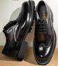 金利來(lái)（Goldlion）男鞋新款正裝皮鞋增高布洛克鞋舒適宴會(huì )婚鞋G521530105AAA黑41 曬單實(shí)拍圖