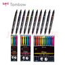 Tombow日本蜻蜓雙頭熒光筆高光筆彩色記號筆學(xué)生用劃重點(diǎn)速干筆WA-TC 10支套裝/WA-TC10C 曬單實(shí)拍圖