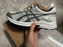 亞瑟士ASICS女鞋舒適透氣跑步鞋緩震回彈跑鞋運動(dòng)鞋 GEL-CONTEND 4 白色/銀色 37.5 曬單實(shí)拍圖
