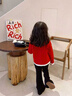 NICKYBABY女童裙子套裝秋冬2026新款洋氣兒童加絨冬裝毛衣女大童冬季半身裙 4533黑色棉裙 120 cm 曬單實(shí)拍圖
