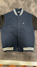 Calvin KleinJeans秋冬男士美式潮流復古學(xué)院風(fēng)ck抓絨拼色棒球領(lǐng)夾克外套 UB1-藏青 S 曬單實(shí)拍圖
