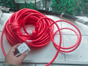 新能源充電樁延長(cháng)線(xiàn)比亞迪五菱星愿特斯拉理想問(wèn)界小米奇瑞銀河長(cháng)安小鵬電動(dòng)汽車(chē)充電線(xiàn)插座拖線(xiàn)板 【30米】16A純銅三芯4平方-橙色 曬單實(shí)拍圖