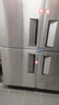 美菱（MeiLing）四門(mén)冰箱商用冰柜立式不銹鋼廚房冷柜雙溫冷凍冷藏餐飲酒店后廚 【菱星系列】六門(mén)冷凍丨中梁加熱除霜 銅管制冷丨180天只換不修 曬單實(shí)拍圖