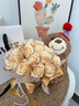甜蜜點(diǎn) 小熊玩偶花束生日禮物女士女生永生花香皂花圣誕節禮物感恩節 曬單實(shí)拍圖