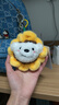 JOY&DOGA向日葵JOY毛絨掛件 包包掛飾可愛(ài)毛絨玩偶掛件 曬單實(shí)拍圖