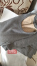 南極人 保暖內衣男士秋衣秋褲加絨一體防寒青年中老年保暖衣套裝深灰2XL 曬單實(shí)拍圖