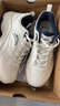 安踏【林孝埈同款】ACE 2丨網(wǎng)球風(fēng)休閑鞋男女同款情侶白色運動(dòng)跑步鞋 【男款】象牙白/新墨水藍-1 41 （男） 曬單實(shí)拍圖