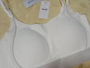婷美吊帶少女內衣初高中生女大童發(fā)育期背心青少年二三階段文胸 白2XL 曬單實(shí)拍圖