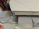 全友家居現代簡(jiǎn)約餐桌椅組合可伸縮折疊巖板餐桌家用吃飯桌子政府補貼 曬單實(shí)拍圖
