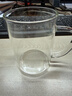 唯銘諾玻璃杯耐高溫泡茶杯子男士辦公室帶把喝水杯單層高硼硅玻璃杯 曬單實(shí)拍圖